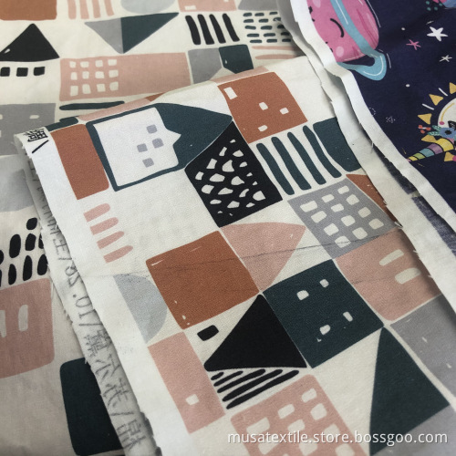Fashion Popeline Printed Cotton Poplin Fabric for Cloth
